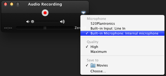 how to do voice recording on macbook air
